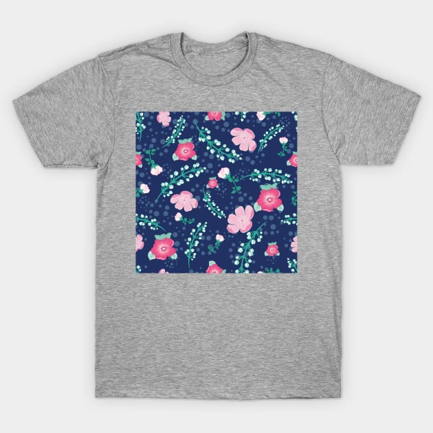 cute dancing flowers T-Shirt by bless2015